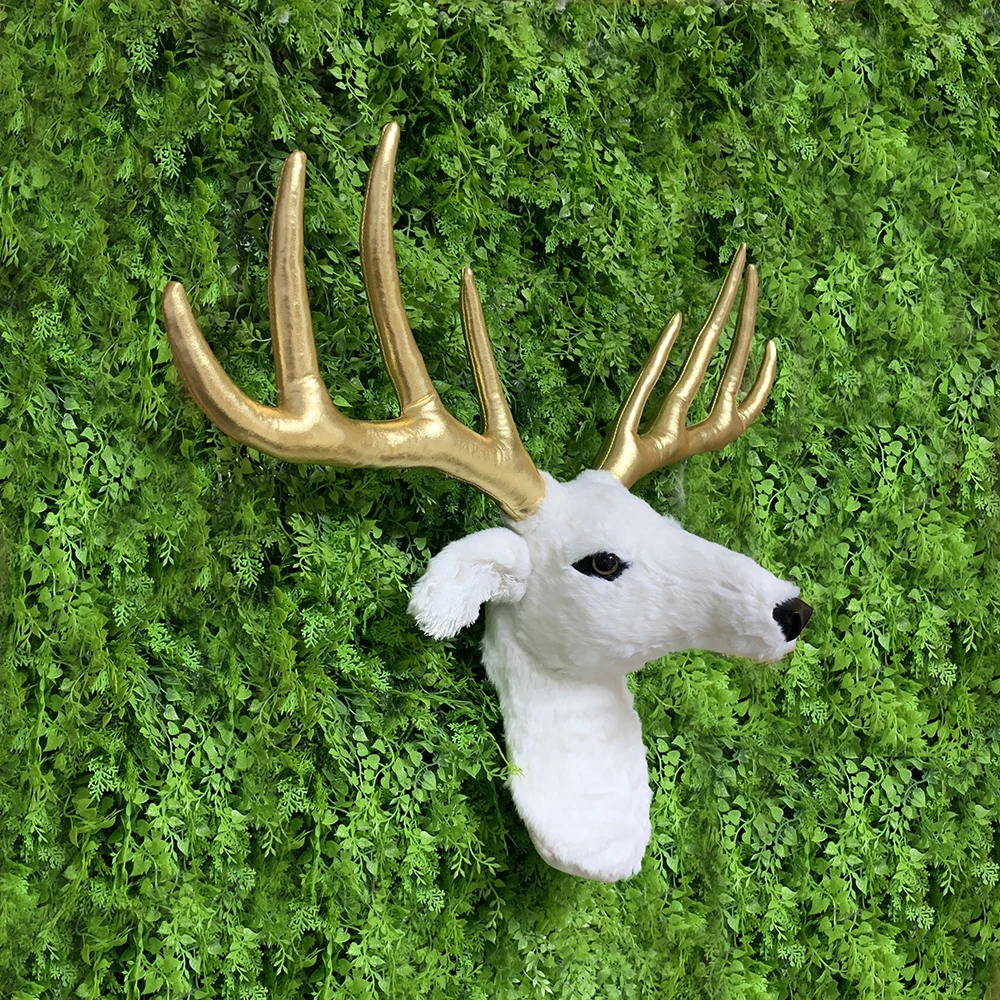 2021 Красивая голова оленя для украшения стен имитация головы лося|Мягкие игрушки
