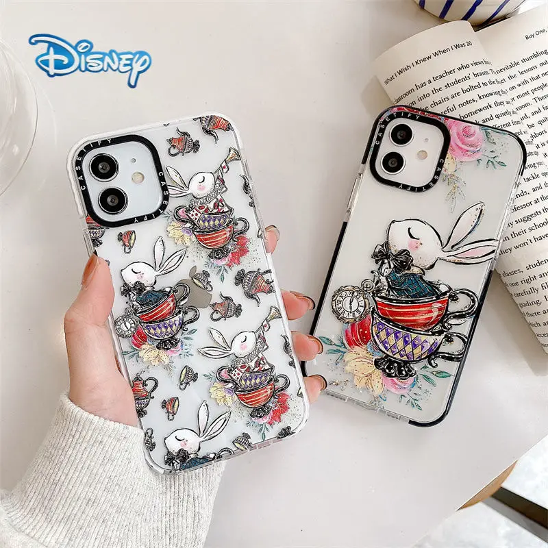 

Disney Cartoon Rabbit Luxury Mobile Phone Case for iPhone 13 13Pro 12 12Pro 11 Pro X XS MAX XR 7 8 Plus Cute Anti-Fall Cover