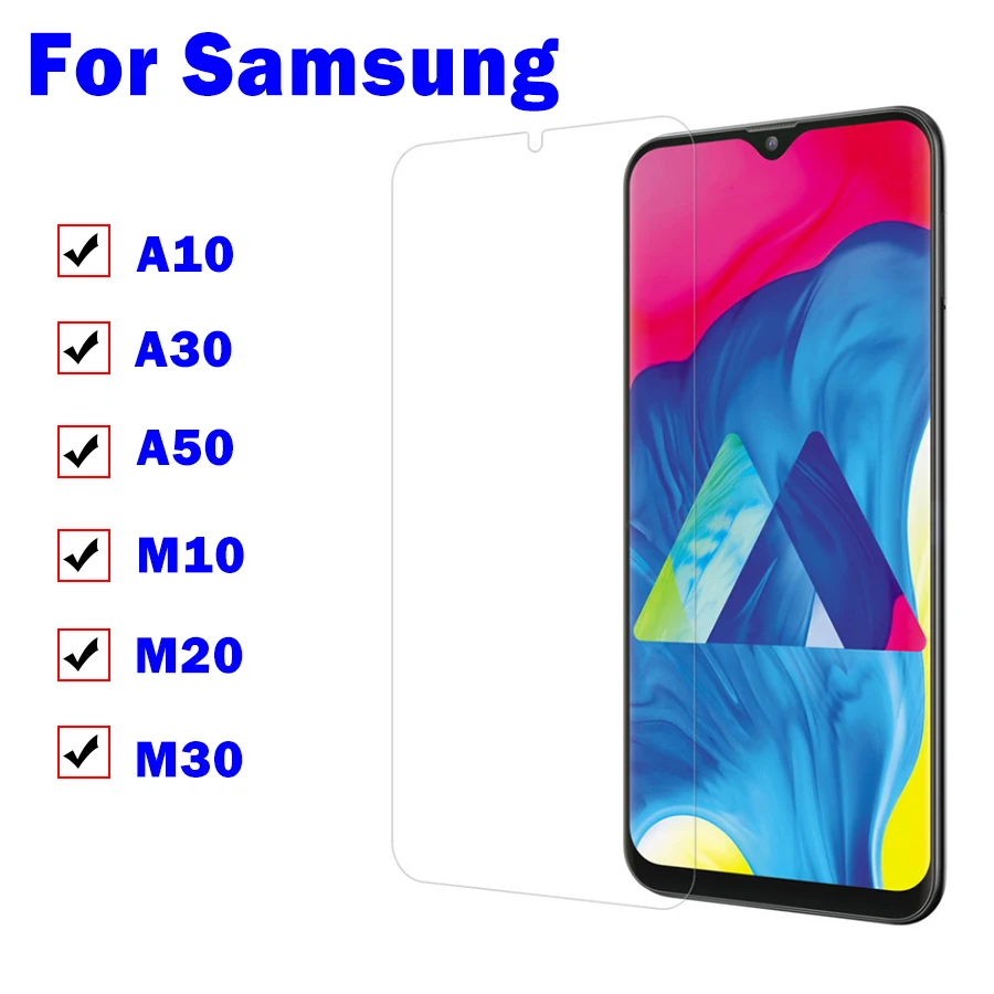 Закаленное стекло для samsung galaxy a50 Защитное a30 a10 m30 m20 m10 защитное a 50 30 10 м 20 30a пленка
