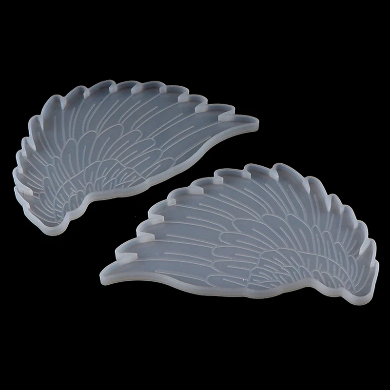 

New Mirror Wing Cup Pad Table Silicone Mold Pendant Cup DIY Making Resin Mold