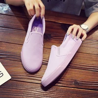 shengxuanny new canvas shoes womens slip on shoes summer autumn breathable purple casual shoes trend student sports shoes
