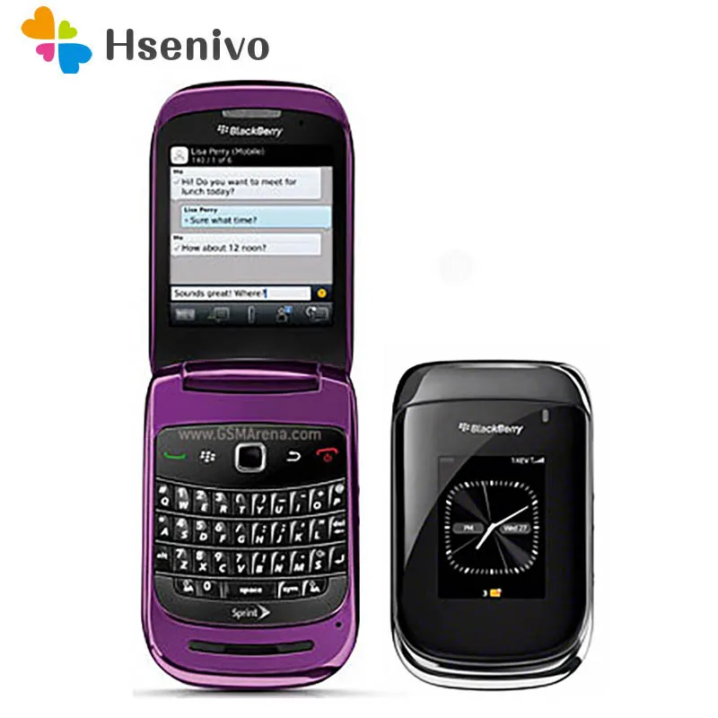 Blackberry 9670 разблокированный Оригинальный Стиль версии CDMA 3G 5.0MP Wi Fi GPS Bluetooth (голубой