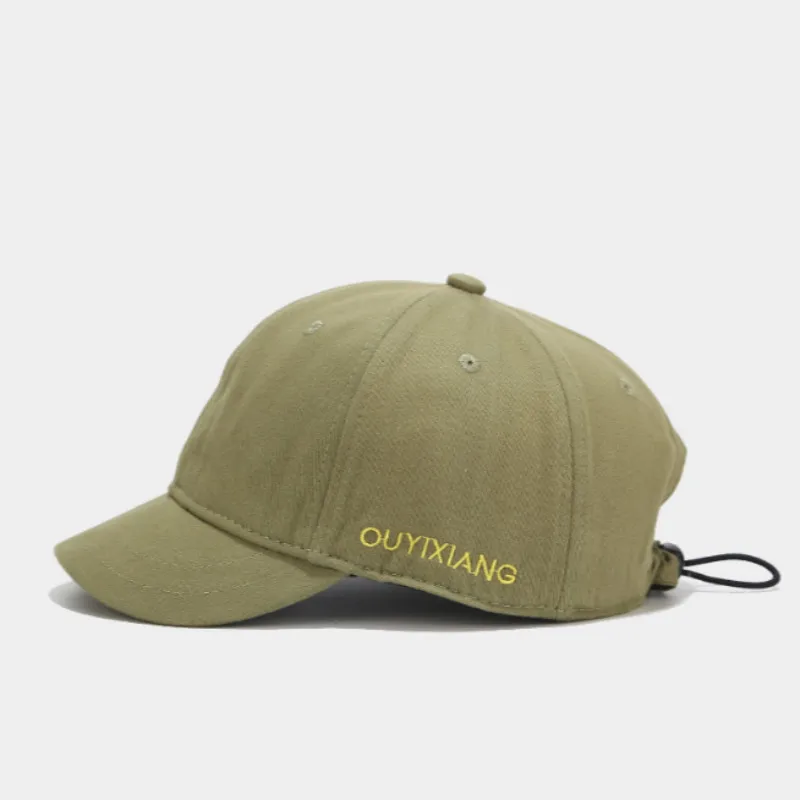 Мужская бейсбольная кепка с короткими полями хлопковая в стиле хип-хоп на весну и