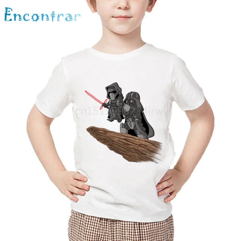 Дизайнерская футболка с принтом Звездные войны Дарт Кинг для мальчиков и девочек