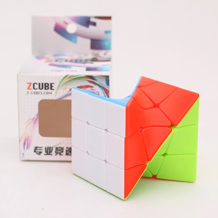 Z-Cube 3x3x3 Neo Torsion Twist magic cube puzzle Zcube Intelligence Twisted образовательные крутые игрушки |