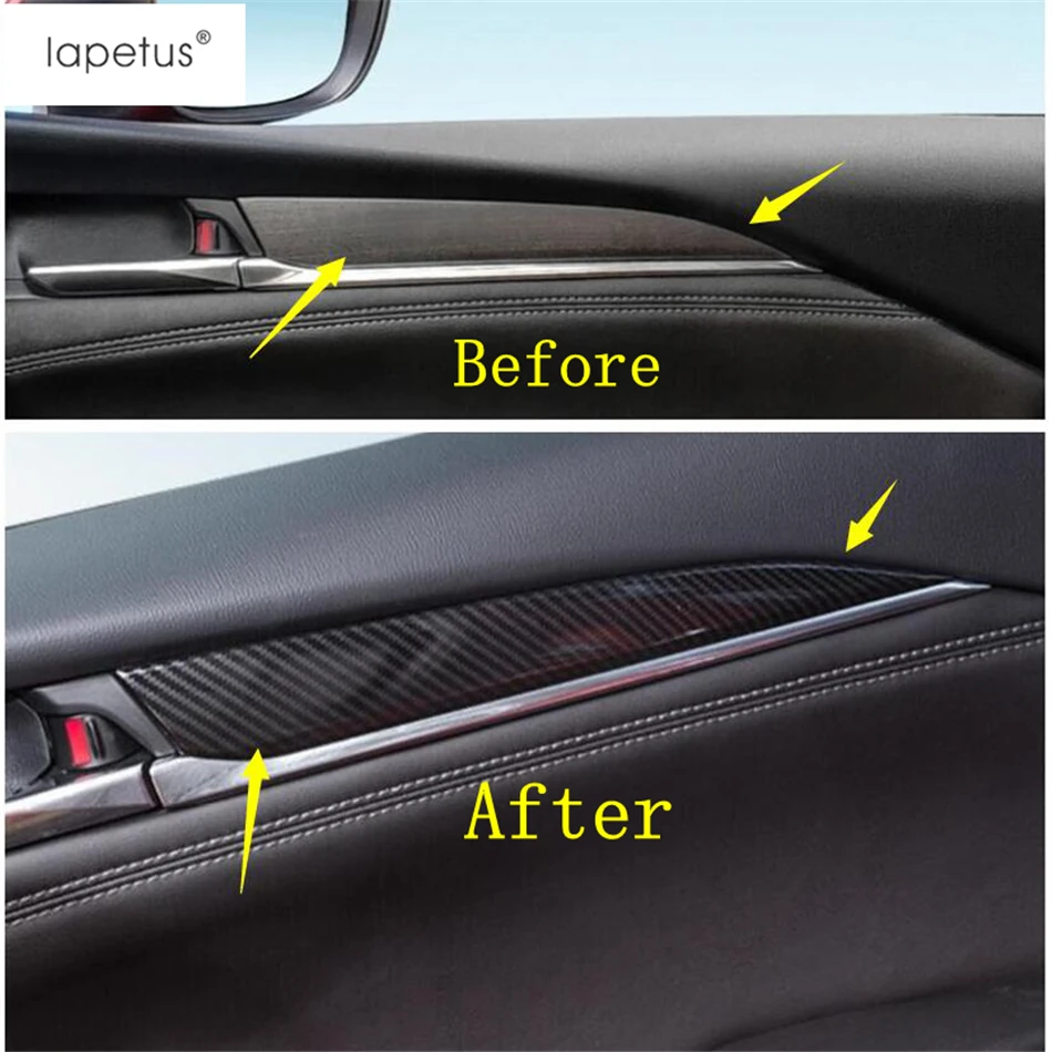 Аксессуары Lapetus для Mazda 6 2019 2020 ABS внутренняя дверная ручка подлокотника литье под