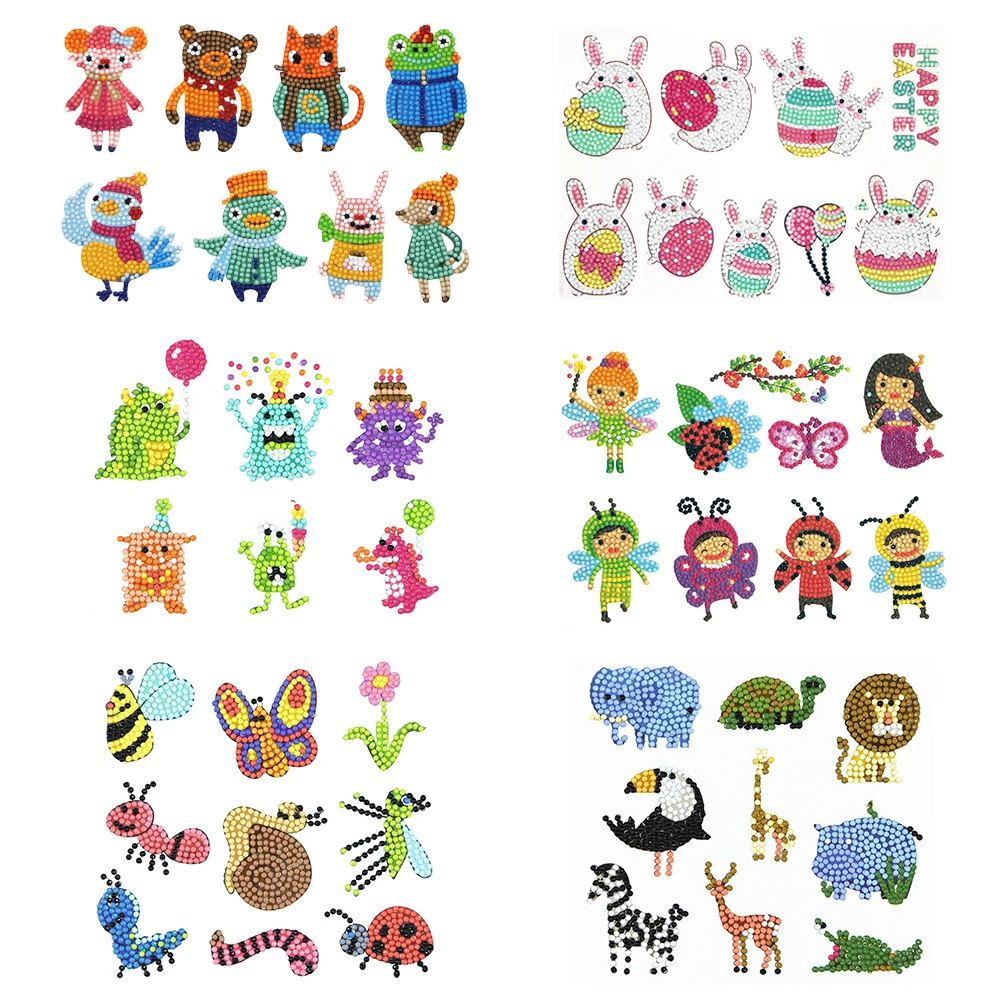 

Алмазная живопись 5D «сделай сам», рисунок насекомых и животных, наклейка, мозаика из страз, вышивка крестиком, украшение для дома, подарок