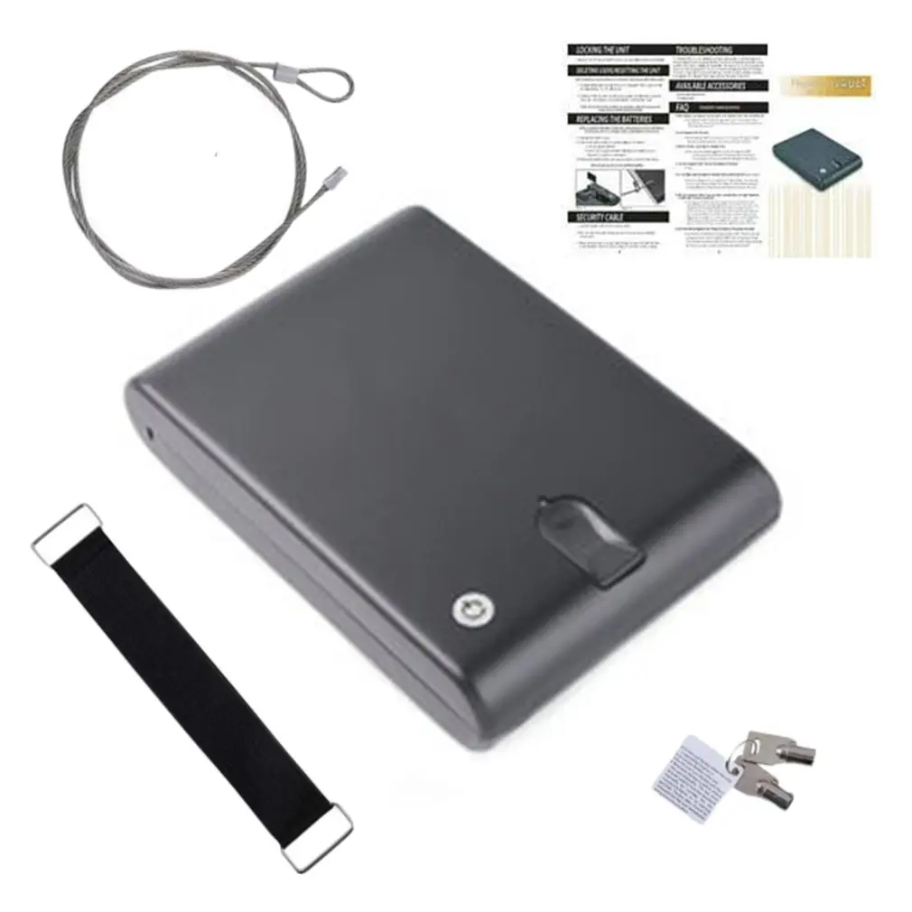 Холоднокатаная сталь Материал отпечатков пальцев пистолет безопасный Сейф Os100B