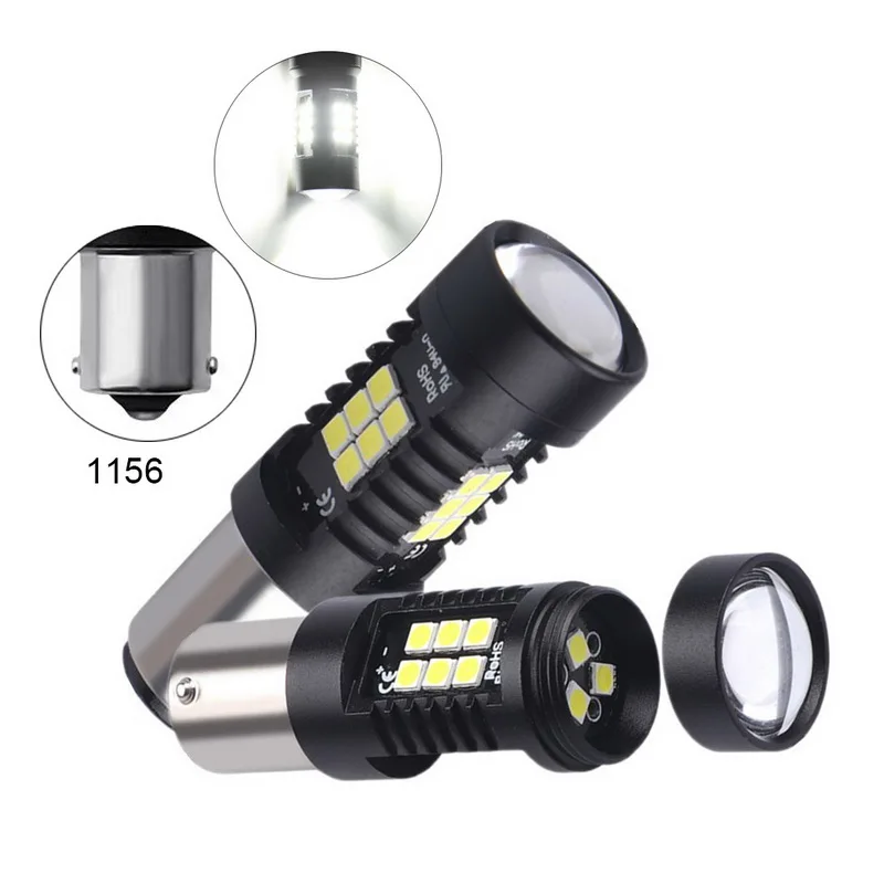 2 шт. 1156 21 Вт высокая яркость светодиодный Лампа стоп-сигнал светильник s 1157 2100LM