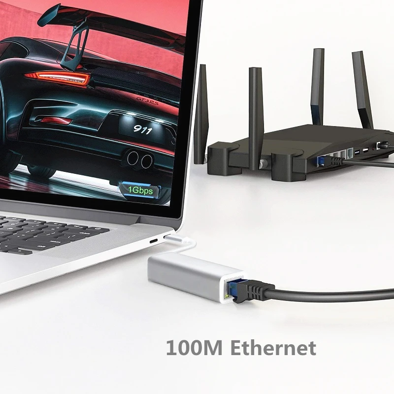 адаптер rankman type c для сетевой карты