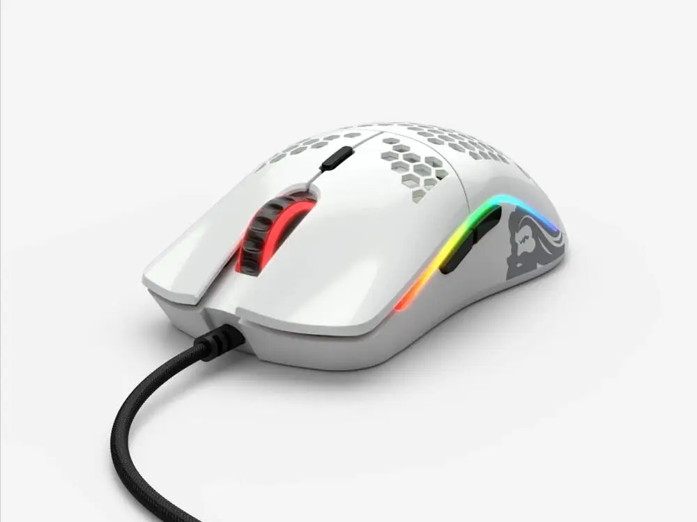 

Mouse Glorious Gaming Model O- (Small) WHITE Mate (Branco Fosco) - GOM-WHITE/ White Glossy (Branco Brilhante) - GOM-GWHITE