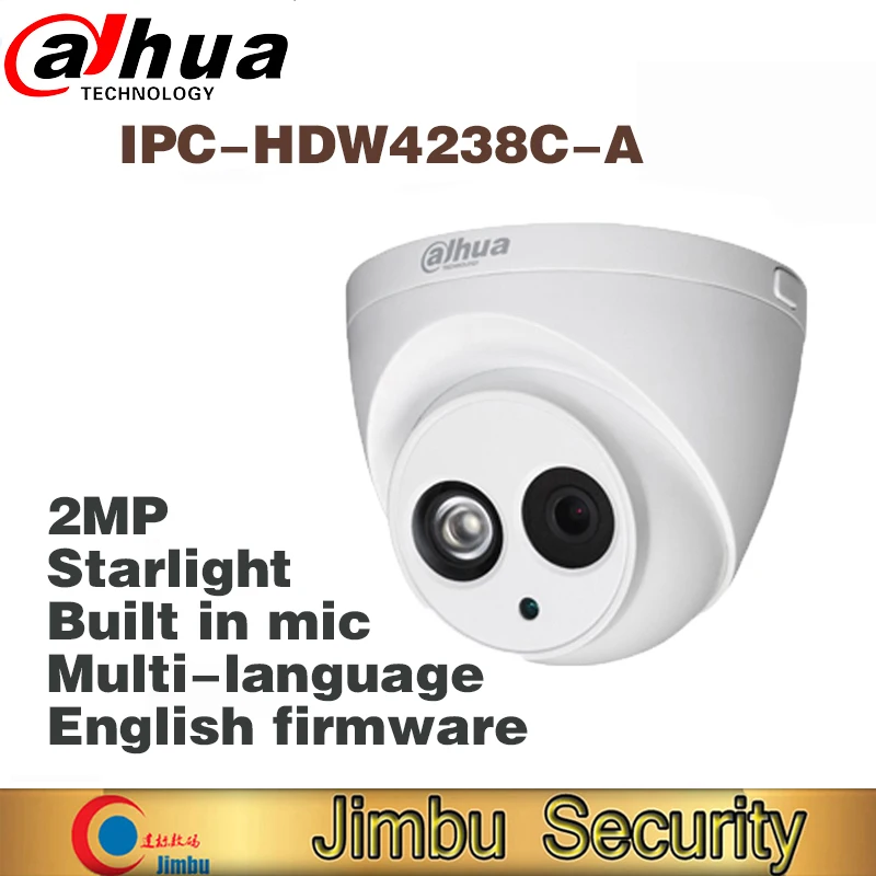 Сетевой видеорегистратор Dahua IPC HDW4238C A звездного неба Камера Встроенный микрофон
