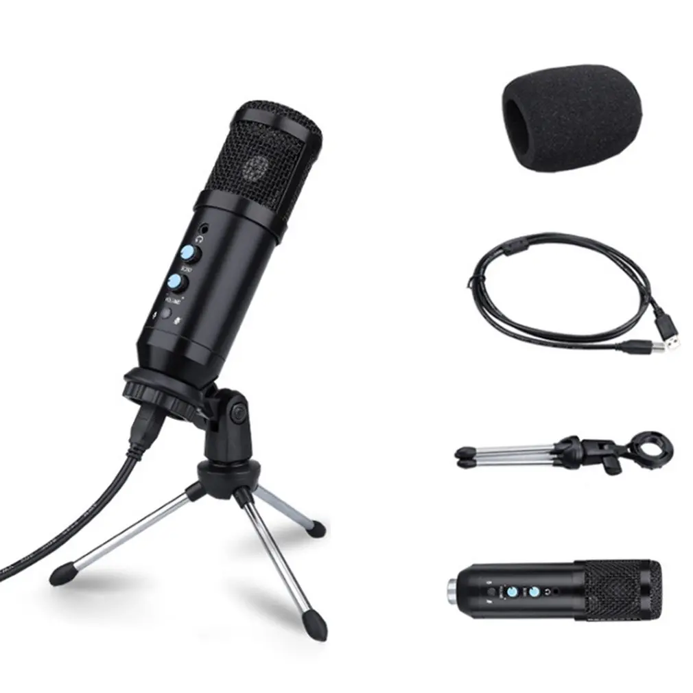 

Набор конденсаторных микрофонов с USB, профессиональный кардиоидный Студийный микрофон для потокового видео, дубинга, игр, домашних студий