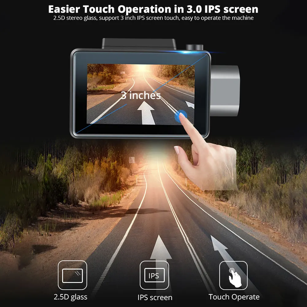 K9 3,0 экран Android 5,0 Автомобильный видеорегистратор камера 1080P gps-навигатор с разрешением Full HD регистратор видео рекордер 3g WiFi двойной объектив Dashcam