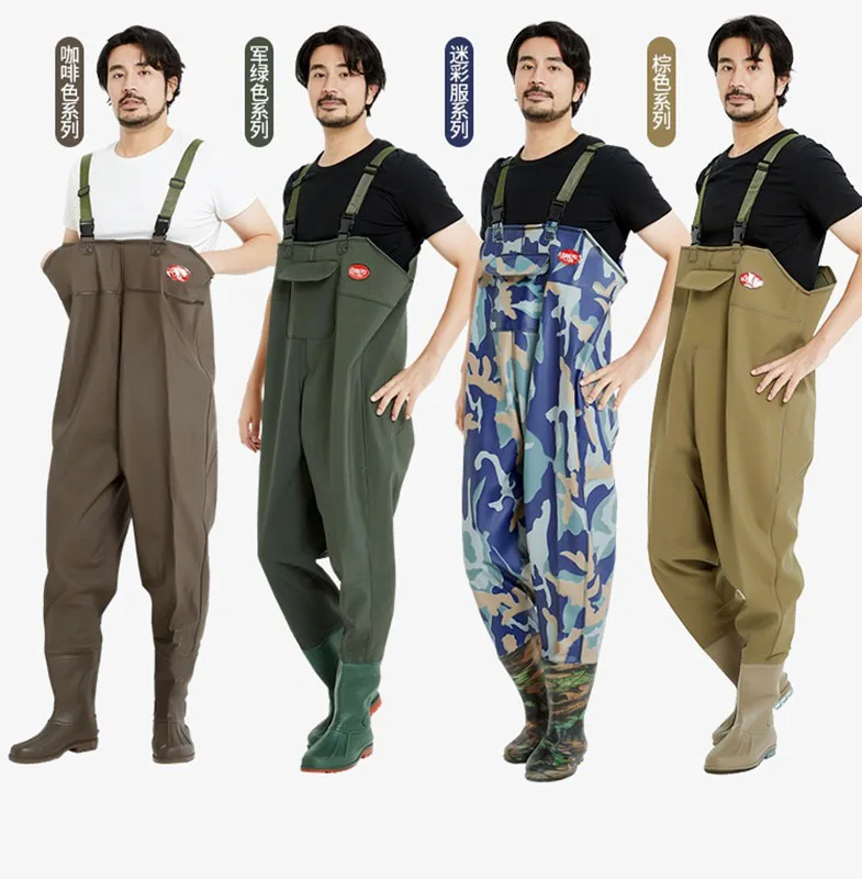 Комбинезон водонепроницаемый из ПВХ для мужчин и женщин прочный мягкий