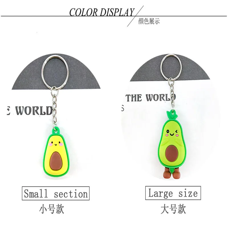 

Green Avocado Friendship Keychain for Best Friend Gift Avocuddle for You - Avocado on a Key Ring 3D Avocado Key chain dg37gf