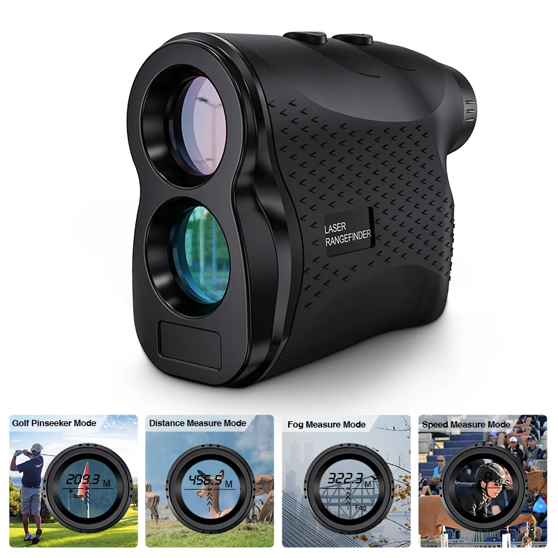 

Mestek Golf Rangefinder Hunting Distance Meter M/Yard Unit Waterproof 600m Fog Mode Range Finder Telescope Distance Meter
