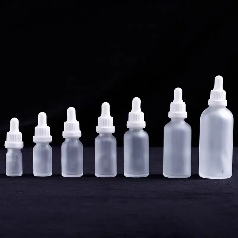 100 шт 5-100 мл многоразовая капельница бутылка матовое Эфирное масло стекло
