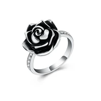 rose flower cremation urn ring hold loved pets ashes ring cremation ring exquisite ring