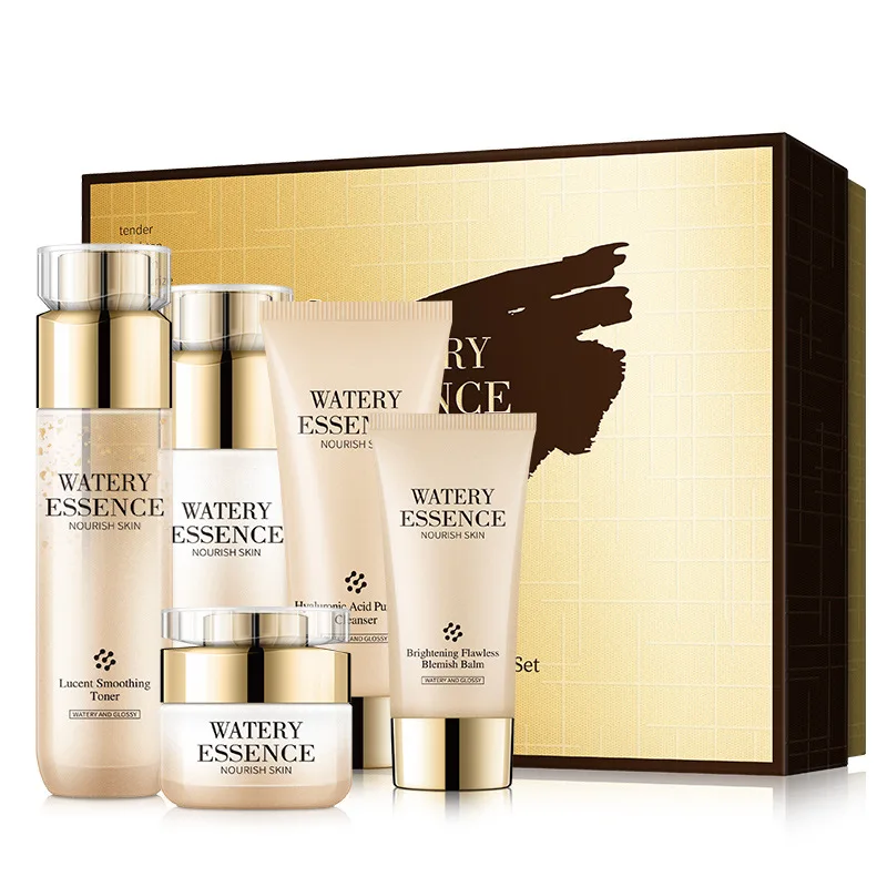 Набор для ухода за кожей Haney luxury из пяти предметов увлажняющая и мягкая упаковка