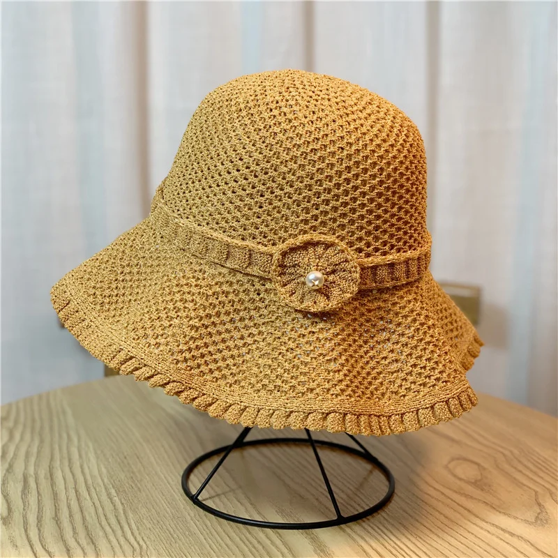 

Fisherman's Hat Women's Spring Summer Sunshade And Sun Protection Korean Foldable Breathable Hat Fashion Basin Hat Boina Beret