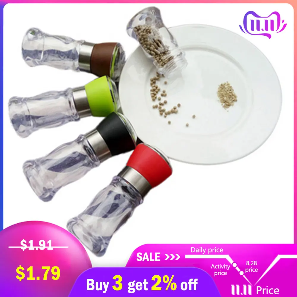 Ручная мельница для соли и перца шлифовальная машина приправ кухонный