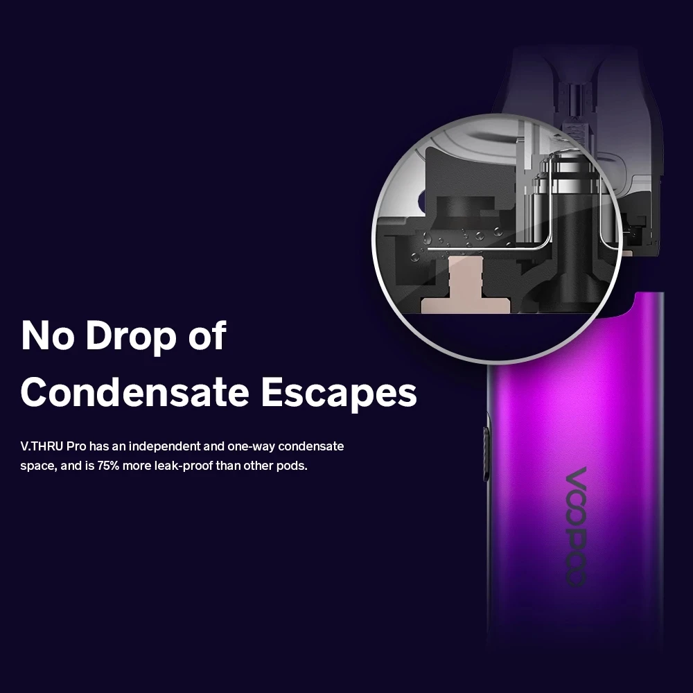 Электронная сигарета VOOPOO V Thru Pro 900 мАч 3 мл 0 69 Ом Ом|Атомайзеры электронных