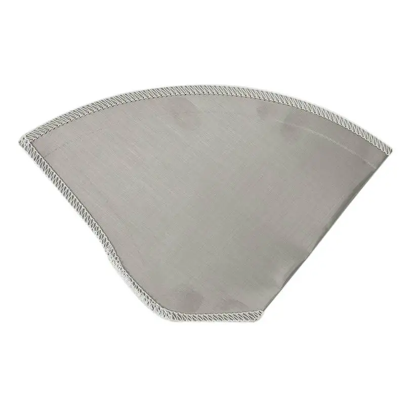 Reusable Pour Over Coffee Filter Stainless Steel Fine Mesh Drip Cone Paperless Universal | Дом и сад