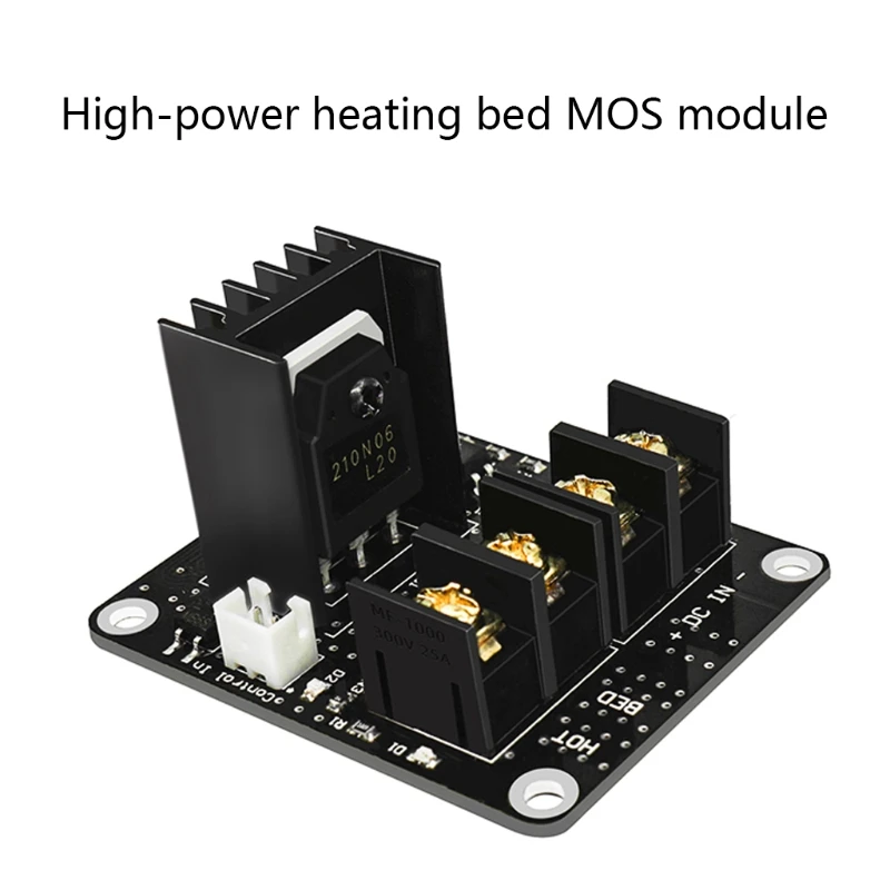 

K92F Heatbed Power Module 3D Printer Mos Tube High Current Load Fast Heating Power Expansion Board for Ender Chiron CR Anet
