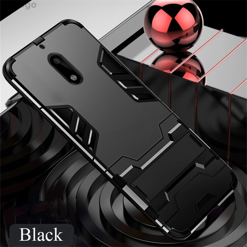 Lightweight Slim Cover For Nokia 9 8 7 6 5 3 2 1 2.1 Hybrid Armor Kickstand Case 2018 Plus Sirocco X6 X5 DYee |