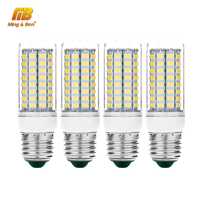 4 шт. светодиодный лампы E27 220V 30 36 56 72 89 s Кукуруза теплый белый холодный 360 Угол луча