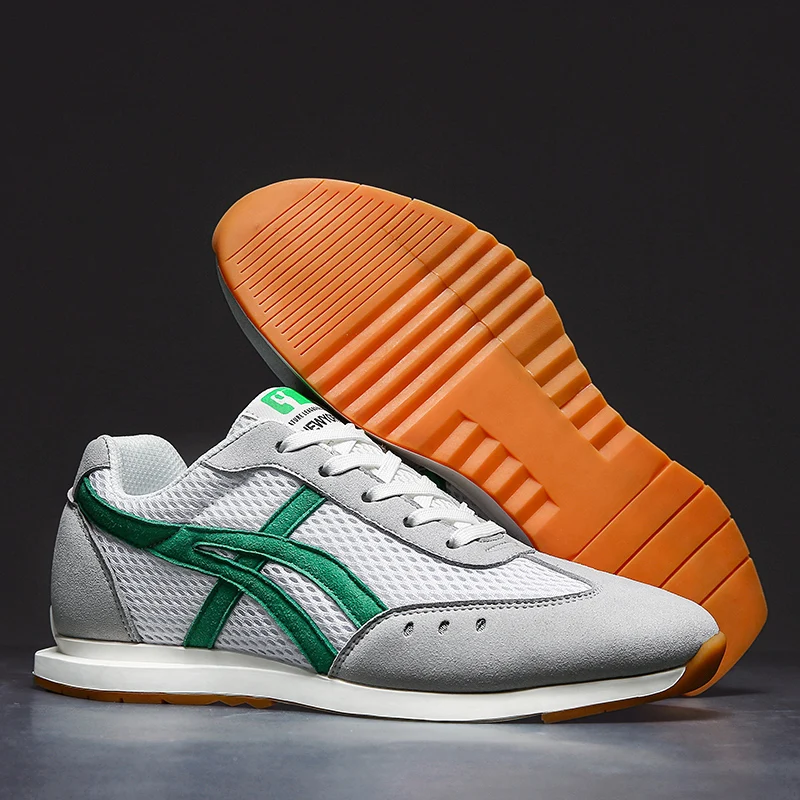 Новейшая модель Пропускающие воздух мужские кроссовки для бега и занятий