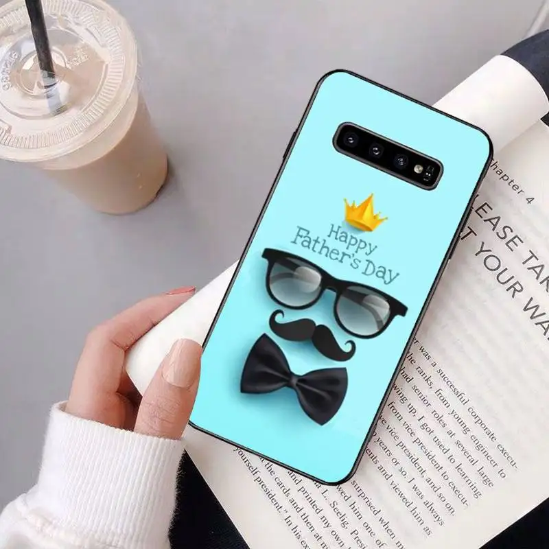 

Father's Day Luxury Brand Case Back Shell For Samsung Galaxy S8 S9 S10e S20 PLUS J6 J600 Cases Cover
