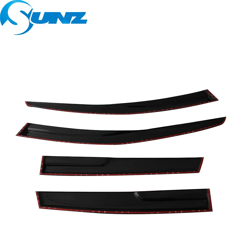 black Двери автомобиля козырек для CITROEN C5 2010- боковых окон для CITROEN C5 2010 2011 2012 2013 SUNZ - Цвет: black