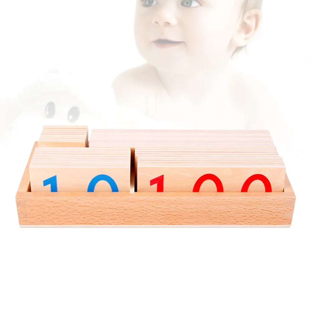 Детские развивающие игрушки деревянные цифровые карты познания головоломки