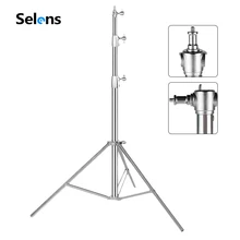 Stainless Steel Light Stand 102 inches/260cm Heavy Duty for Studio Softbox, Monolight and Other Photographic Equipment