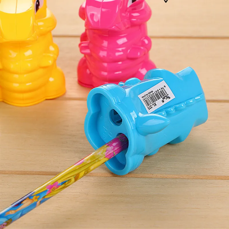 Милый динозавр Стиль точилка для карандаша ручная канцелярские принадлежности