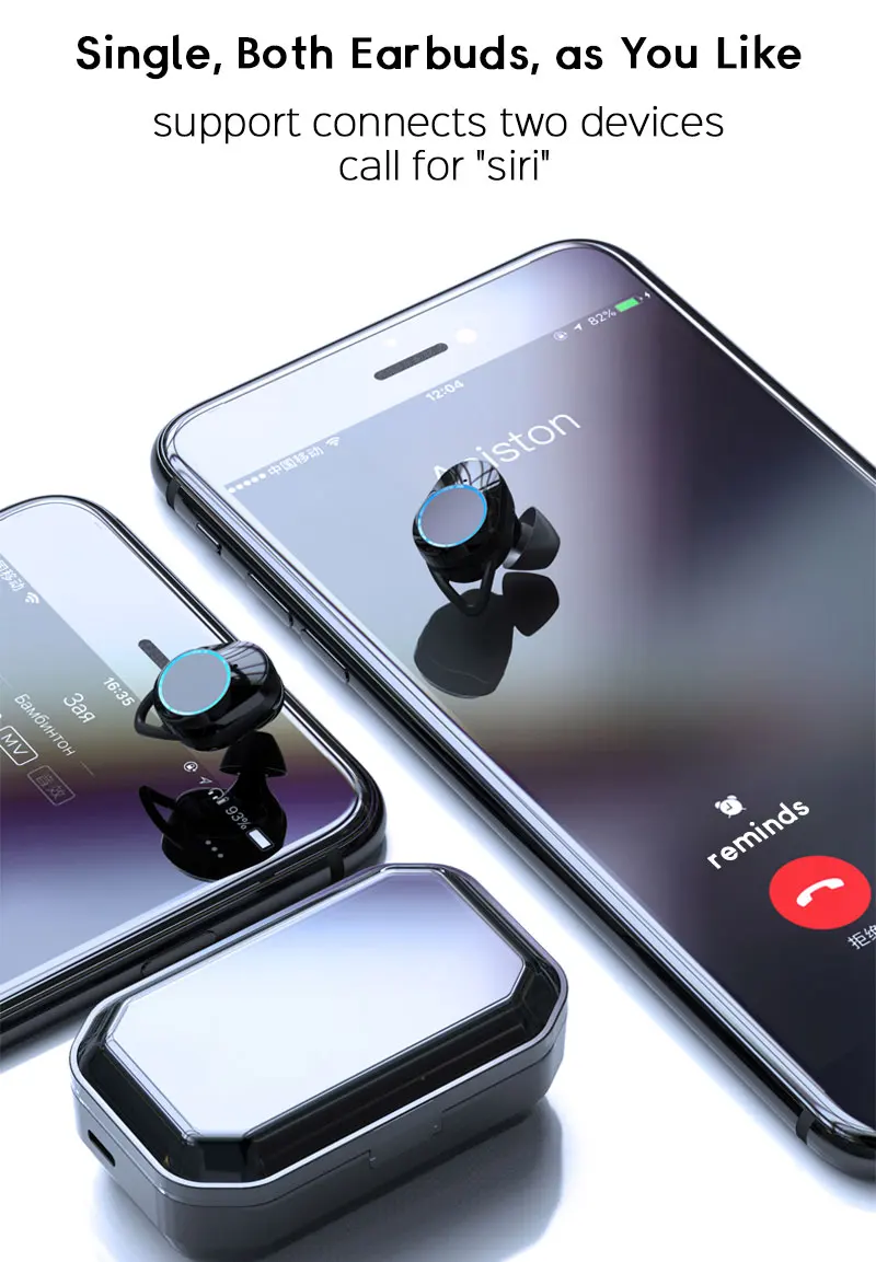TWS, беспроводные наушники G02, Bluetooth, наушники с басами, спортивные, IPX7, водонепроницаемые, для Honor, гарнитура Redmi Note 8, 7, samsung A50