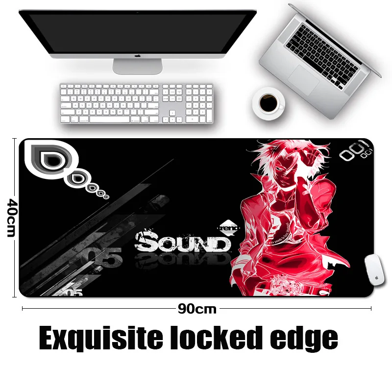 400x900 супер большой размер Настольный коврик HITMAN REBORN! Японский Аниме Коврик для