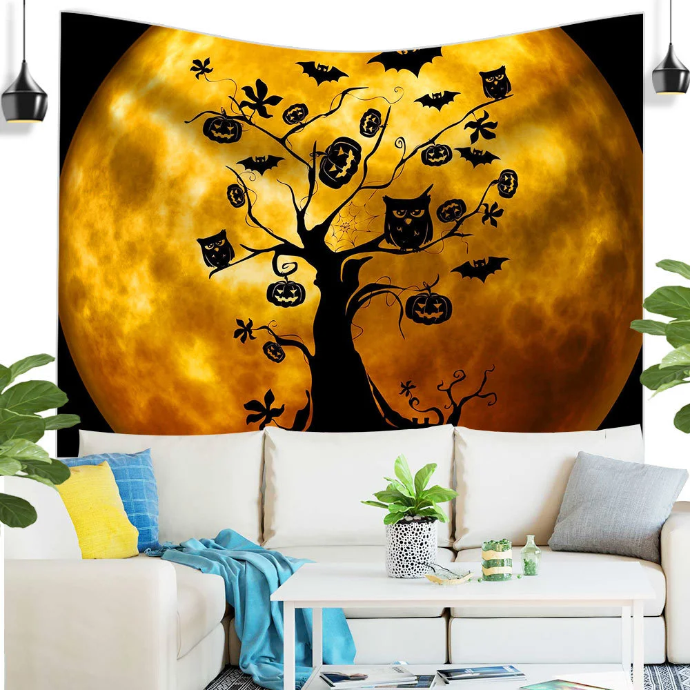 Тематический фон на Хэллоуин мультяшный Настенный декор для комнаты спальни