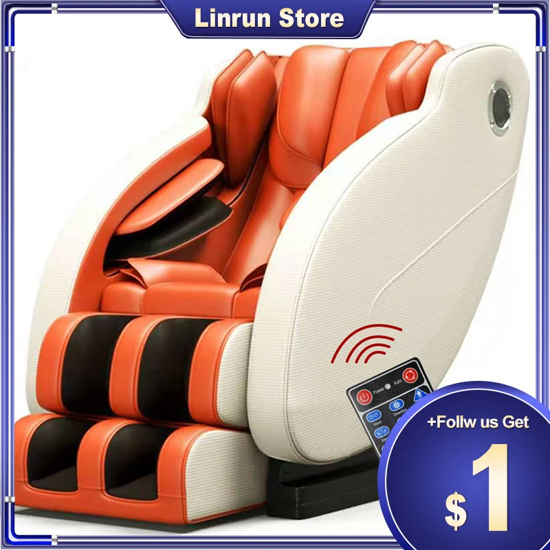 

Home Zero Gravity Massage Chair Recline Full Body Electric Heating Massage Chairs Intelligent Shiatsu Neck Back Waist Massage