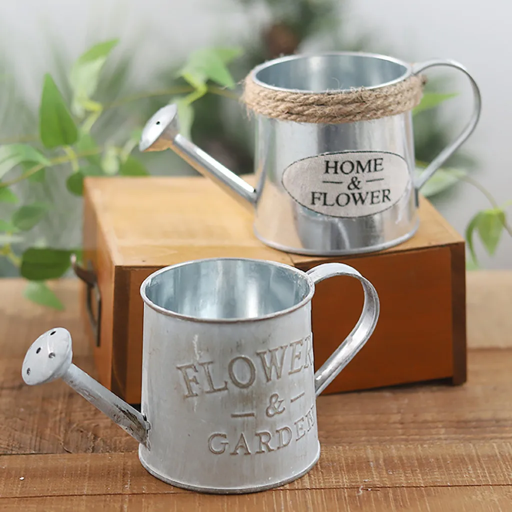 Горшок для цветов в скандинавском стиле горшок растений с железной рамой ретро