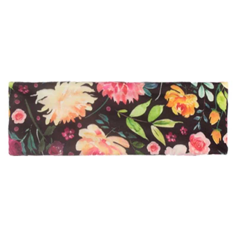 

New 7 Pcs Women's Sports Hair Accessories Bohemian Print Face Wash Running Yoga Hairband Outdoor