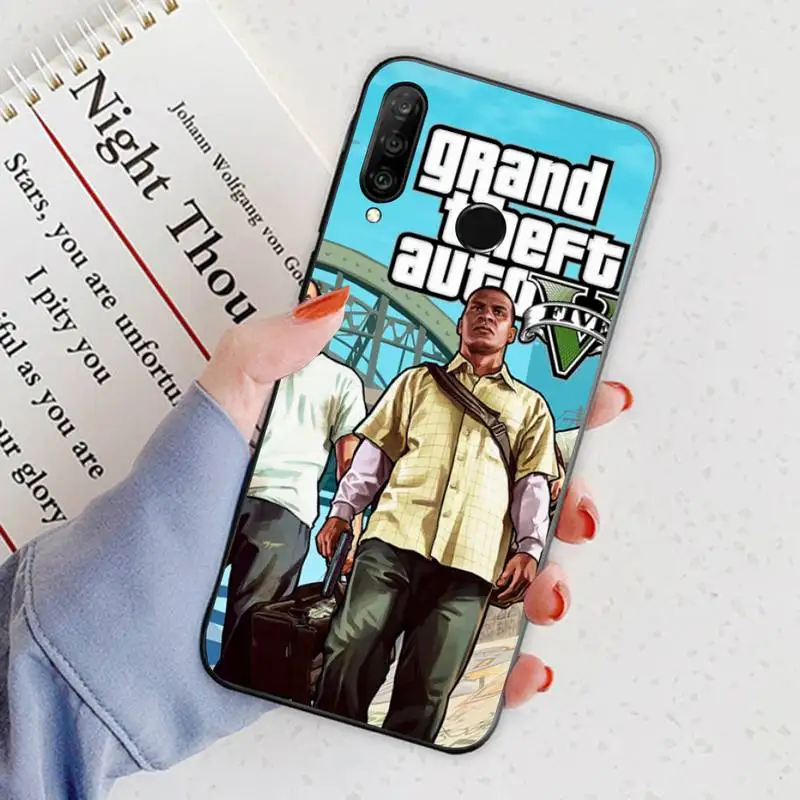 Чехол для телефона с Gta 5 Grand Theft Auto V Huawei P30 Pro P20 Lite P10 P40 E P Smart Z Plus 2018 2019 Mate 20 10 |