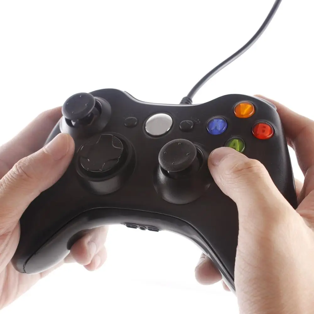 USB проводной геймпад для Xbox 360/тонкий контроллер Windows 7/8/10 Microsoft PC Поддержка паровой