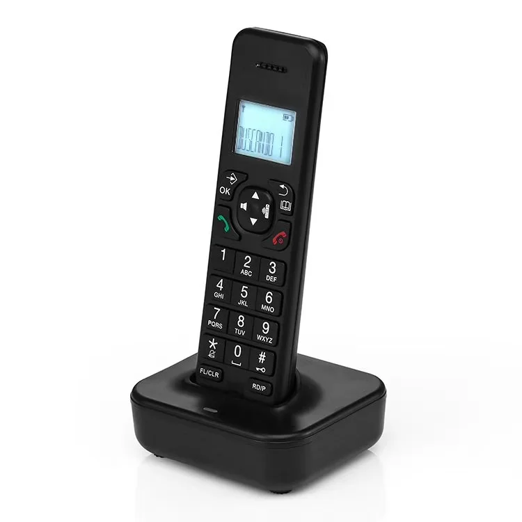 

Cordless Phone landline Wireless TAM Analog Message Function telephone fixe sans fil Low Radiation Business Home Digital Phone