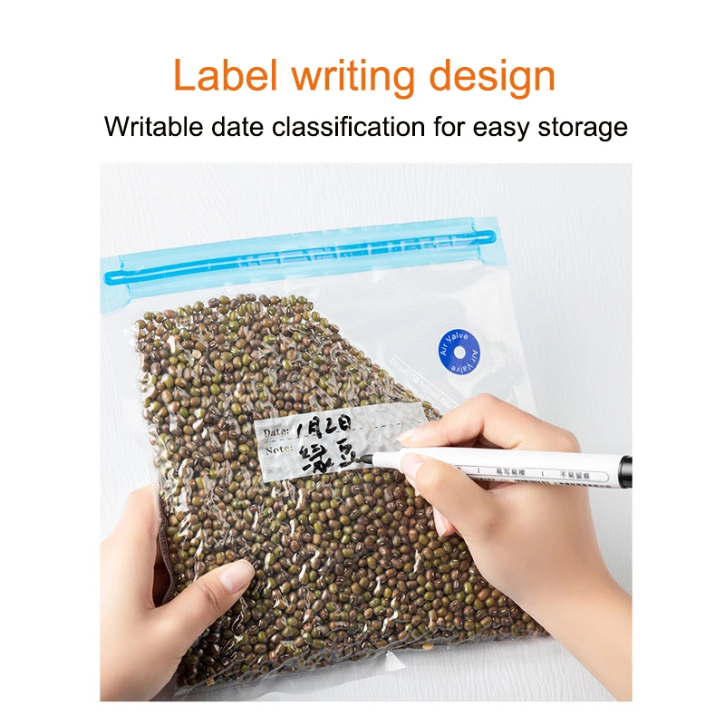 20 шт. пакеты для вакуумной упаковки еды с ручным насосом|Целлофановые и