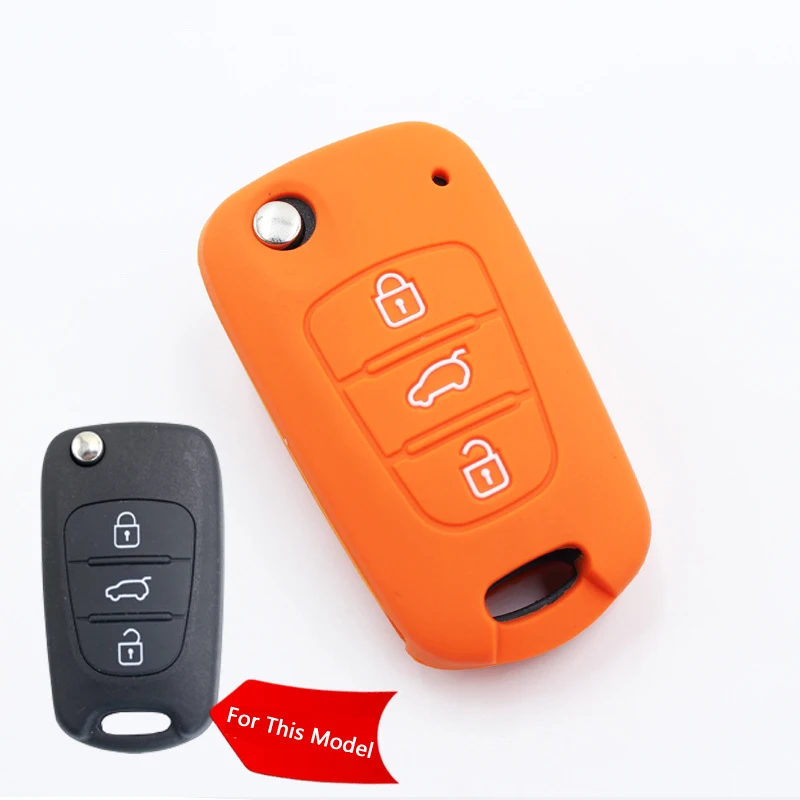 

Silica Gel Car Key Case Cover for KIA Sportage K2 K3 K4 K5 New Freddy Car Accessories Key Shell Protector