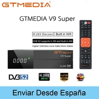 gtmedia v9 super satellite tv receiver dvb ss2 hdusb wifi antenna wifi dongle satellite receptor support europe same v8 super