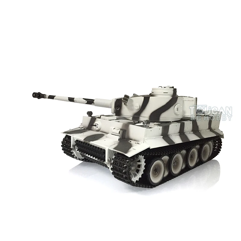 Heng Long 1/16 Scale TK7.0 пластиковый Tiger I RC Tank 3818 стальная коробка передач отдача ствола